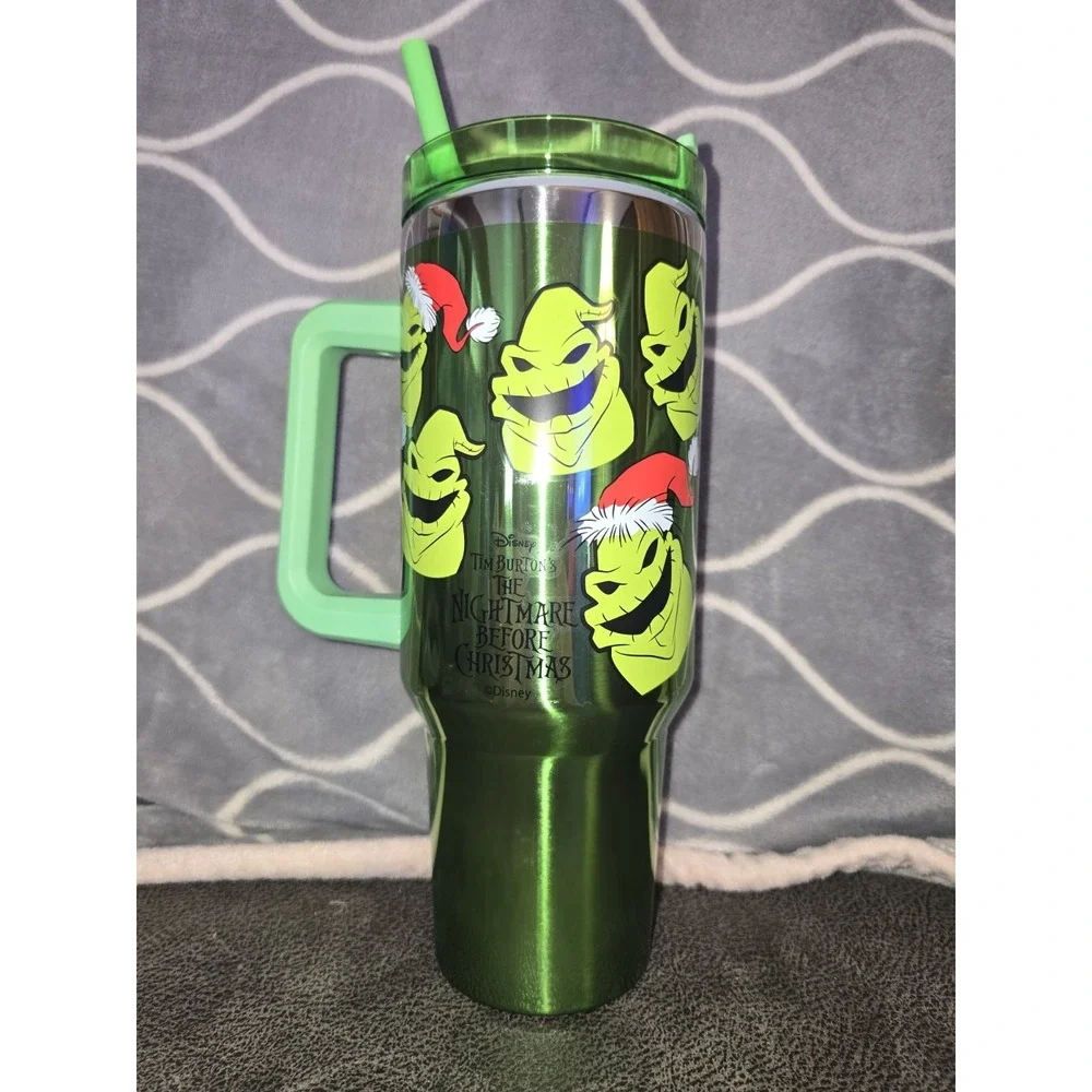 The Nightmare Before Christmas Oogie Boogie Christmas 40 Oz.‎ Drink Tumbler New